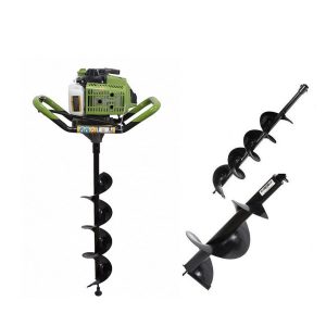 Motoburghiu - Foreza Pamant - Procraft GD68 - Putere 3 CP + 3 burghie 150, 200, 300 mm