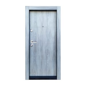 Usa metalica Velista Portal Grey Oak 2000X880 mm dreapta