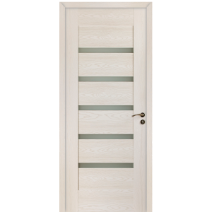 Usa de interior din lemn Combi  cu geam  KMC 032 2000/800 Alb perlat