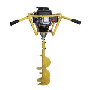 Pachet - Motoburghiu benzina profesional, Putere 5 CP - 1 x Burghiu pamant 300 mm x 1000 mm