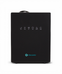 Umidificator cu ultrasunete AlecoAir U30 IONIC Black, Ionizare, Higrostat, Timer, Telecomanda, Display Digital