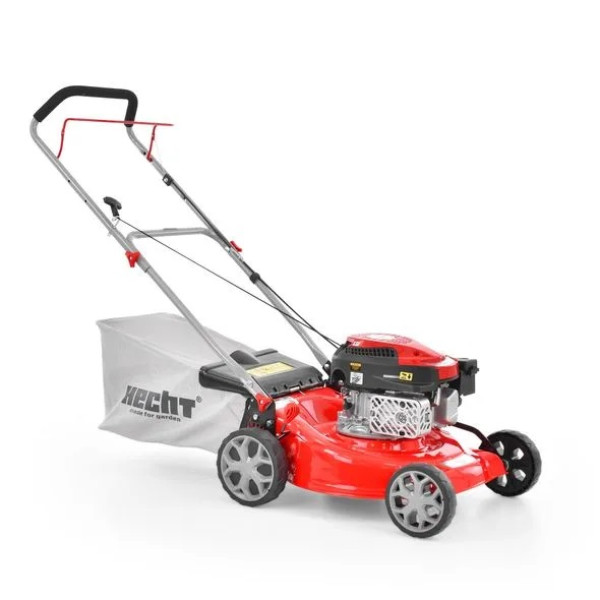 Masina de tuns iarba cu motor pe benzina HECHT 546 C, 2.5 kW, 144 CC, latime de lucru 46 cm, cos colector 60 l