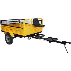 Remorca motocultor 600 Kg, 1 osie, prindere bolt, ProGARDEN Campo RM600C