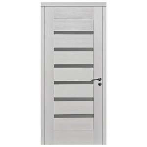 Usa de interior din lemn  cu geam  KMC-034 2000/600 Alb