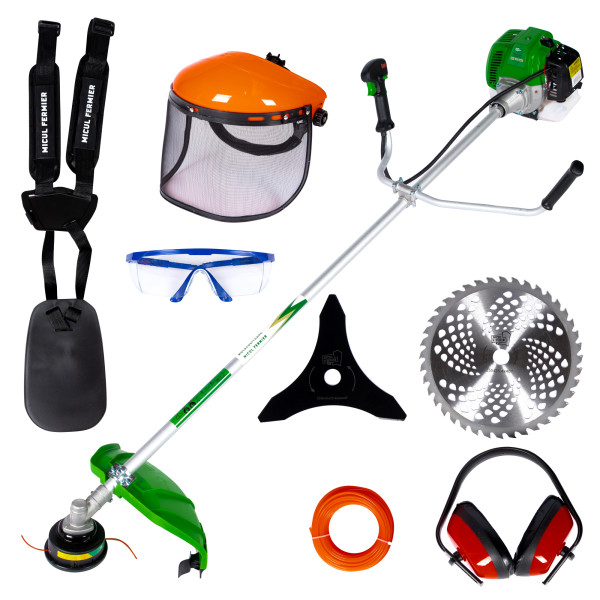 pachet motocoasa si accesorii