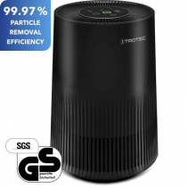 Purificator de aer Trotec AirgoClean 11E, Filtru True HEPA si Carbon, pentru 15 mp, Ionizare, Indicator calitate aer