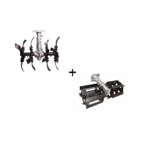 Pachet promotional - Accesorii Motocoasa - Cultivator + Prasitoare 28 mm x 9D Micul Fermier