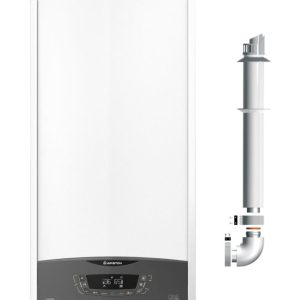Centrala termica in condensare Ariston CLAS ONE+ WI-FI pentru preparare ACM si incalzire 35 kW, kit evacuare inclus