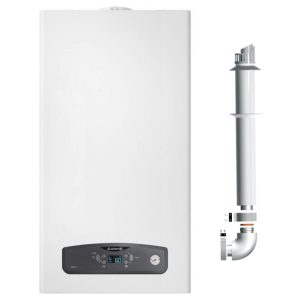 Centrala termica in condensatie Ariston Cares S 30 kW, kit evacuare inclus