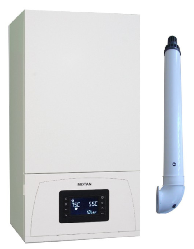 Centrala termica Motan Condens 050 24 - 24 kW, condensatie, kit evacuare inclus