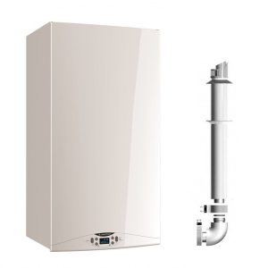 Centrala Ariston HS Premium 24 kw, centrala pe gaz, in condensare kit de evacuare inclus