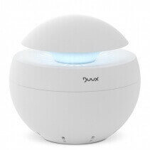 Purificator aer Duux alb, Difuzor aroma, Ionizare, Filtru HEPA si carbune, Consum 5W/h, Debit aer 68 mc/ora, Veioza