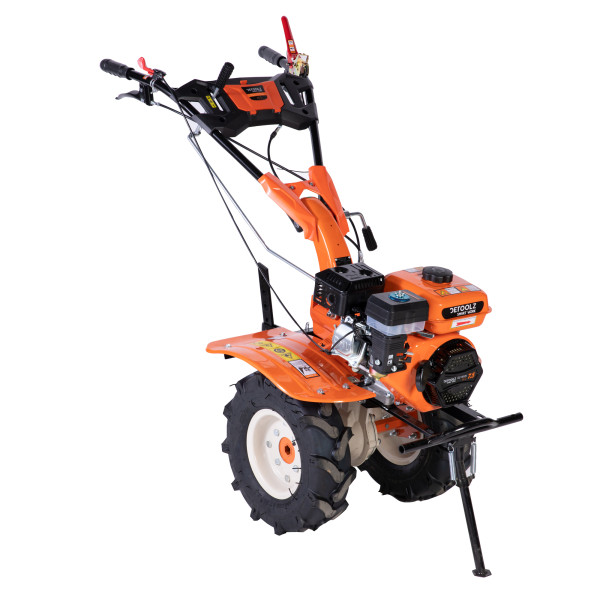 Motocultor DETOOLZ DZ-M126, 7.5CP , Viteze 2+1, Diferential, Roti 500-8, Benzina