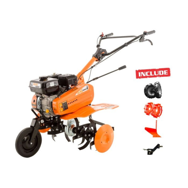 Motosapa Ruris DAC 7000 ACC 2 Bonus roti cauciuc + roti metalice 300 fara manicot + plug + adaptor plug