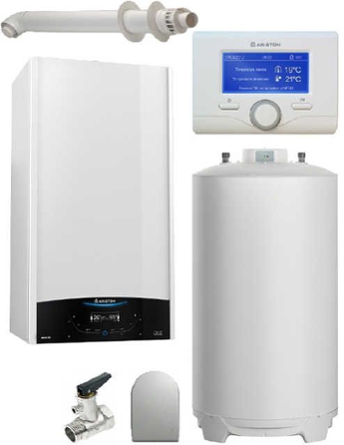 Pachet Centrala termica in condensare Genus ONE System 35 cu boiler BCH 160 L
