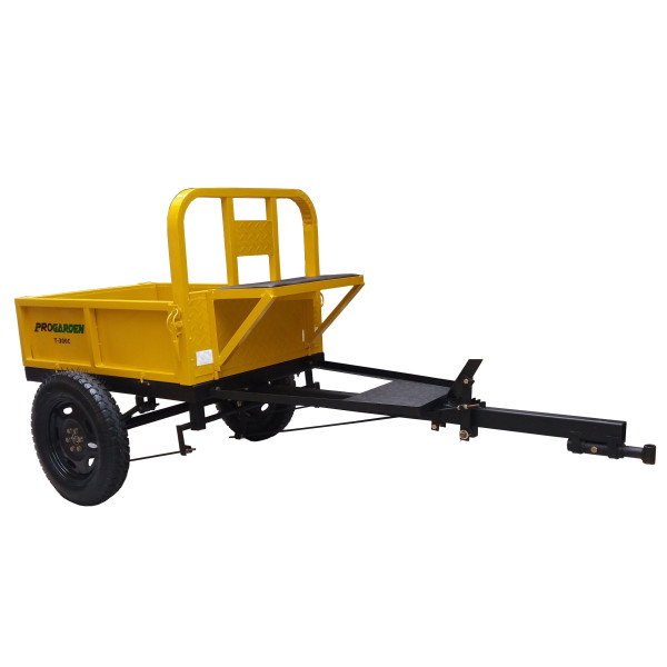 Remorca motocultor 300 kg, 1 osie, prindere bolt, ProGARDEN Campo T-300C