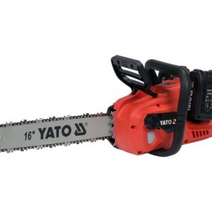 Fierastrau electric (drujba) cu acumulator YATO motor brushless 18V 2X4Ah Li-Ion lama 40cm