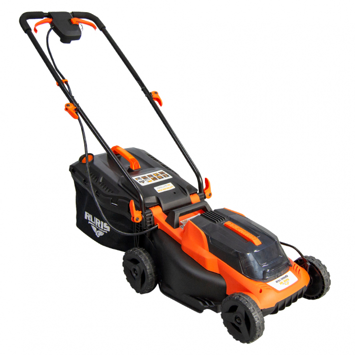 Masina de tuns gazon RURIS RXi3000, acumulator Li-Ion, 2x2Ah, latime lucru 340 mm
