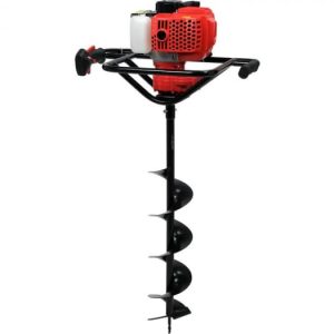 Motoburghiu pe benzina YATO 1.4kW, 51.2 cm3, 3 burghie, 1 prelungitor