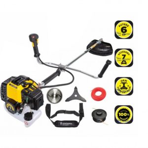 Motocoasa pe benzina GOSPODARUL PROFESIONIST 6CP 43cm3 GP-55, 7 ACCESORII INCLUSE