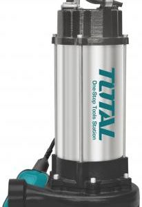 Pompa Submersibila TOTAL, Pentru Apa Murdara, cu Tocator, 1500W