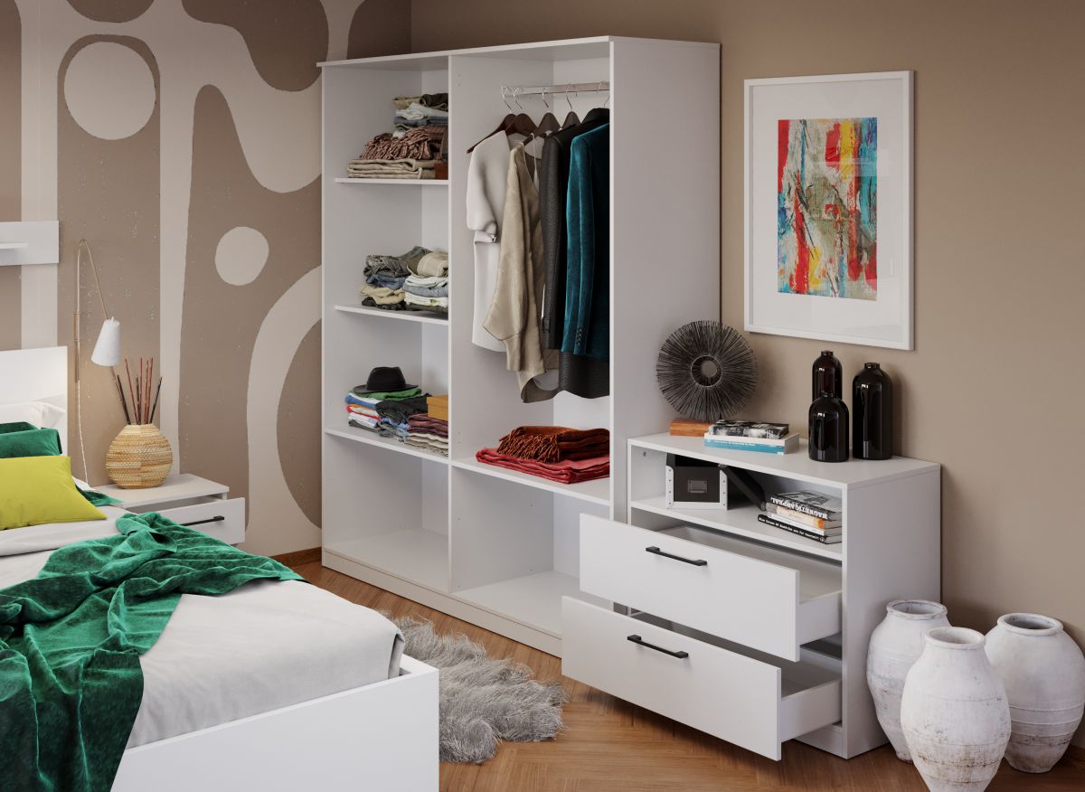 Dulap Snow Alb - C164/04 cu oglinda - imagine 2