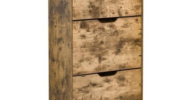 Suport Pantofi HOMCOM cu Design Eficient pentru Economisire Spațiu, 3 Uși, Polițe Reglabile, 62.5x26x117.5 cm, Lemn | Aosom Romania