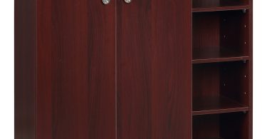 Dulap de pantofi din lemn pentru 12 perechi de pantofi cu 4 rafturi deschise, 83x30x90 cm, culoare cafea HOMCOM | Aosom Romania