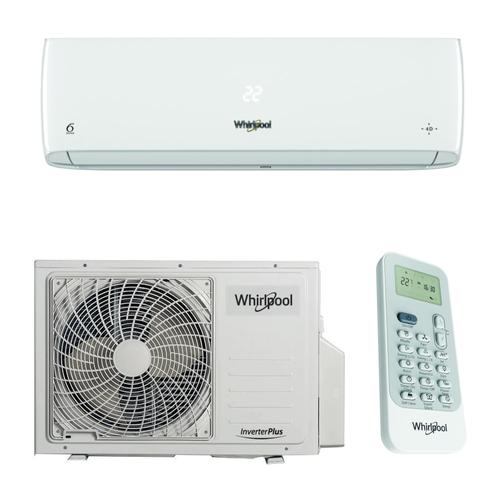 Aparat de aer conditionat Whirlpool SPICR 312W, Inverter, 12000 BTU, Al 6-lea Simt, Around U, Filtru HD + Active Carbon (Alb)