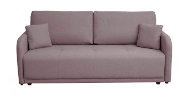 Canapea BERNA S extensibila, 3 locuri, cu arcuri si lada depozitare, gri maroniu, 210x110x90 cm