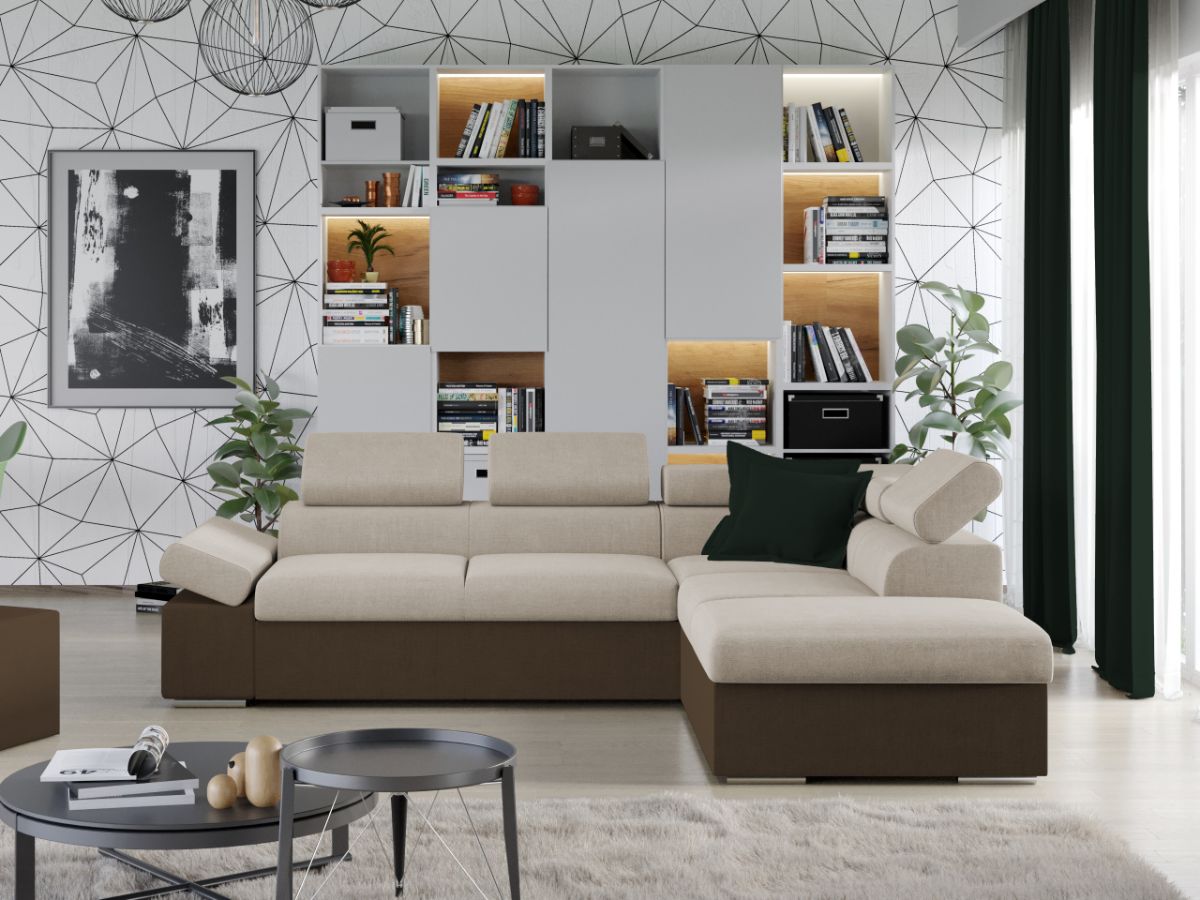 Coltar Aria Crem / Maro - imagine 2