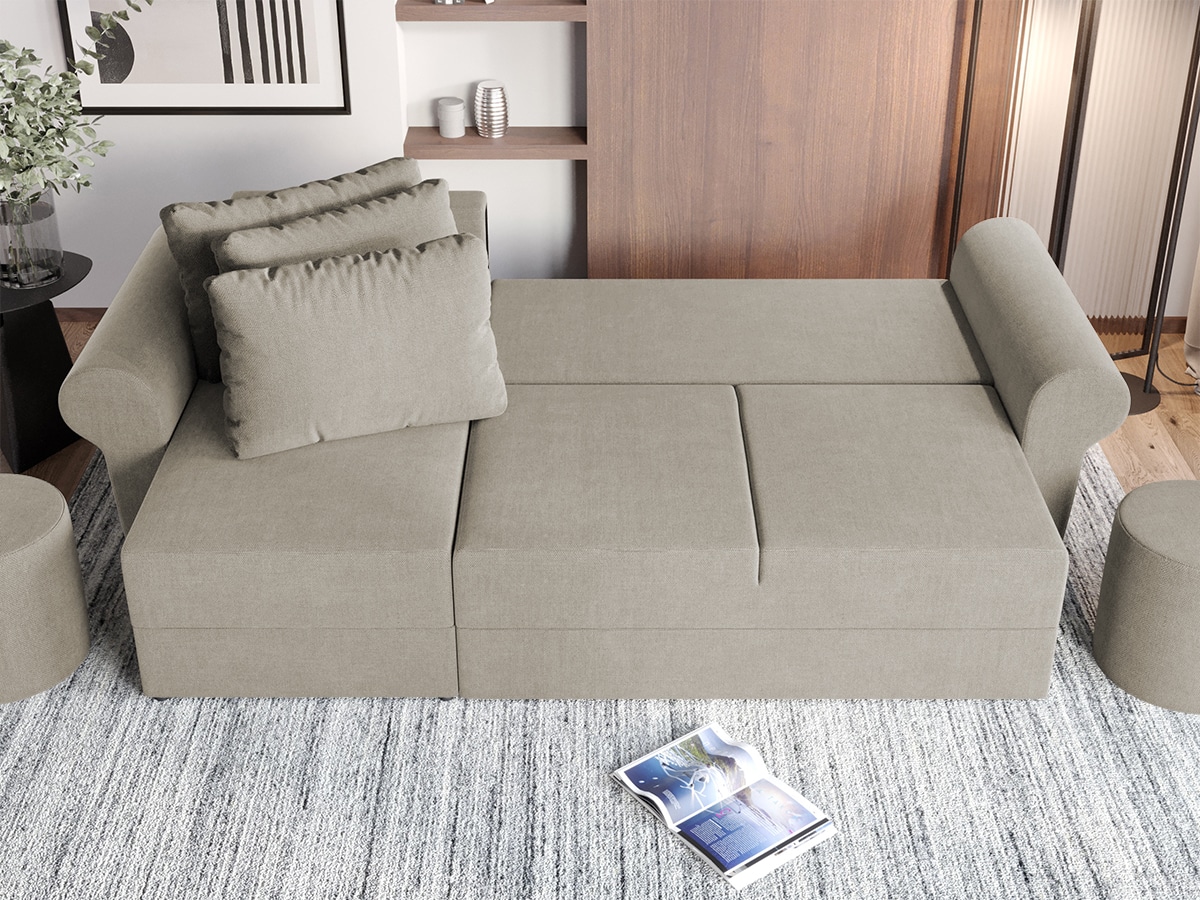 Coltar Extensibil Bonito Crem - imagine 3