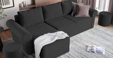 Coltar Extensibil Bonito Gri Antracit