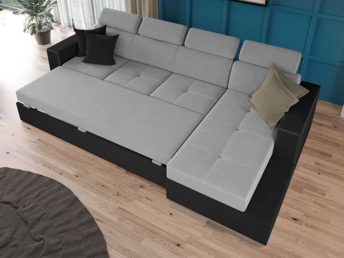 Coltar Paloma + 1 loc Gri Deschis / Gri Antracit - imagine 3