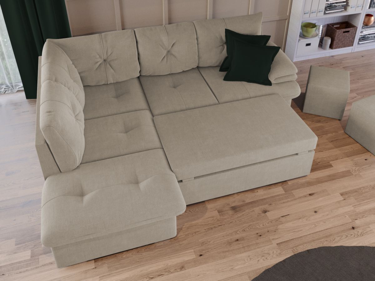 Coltar Extensibil Roma Crem - imagine 3