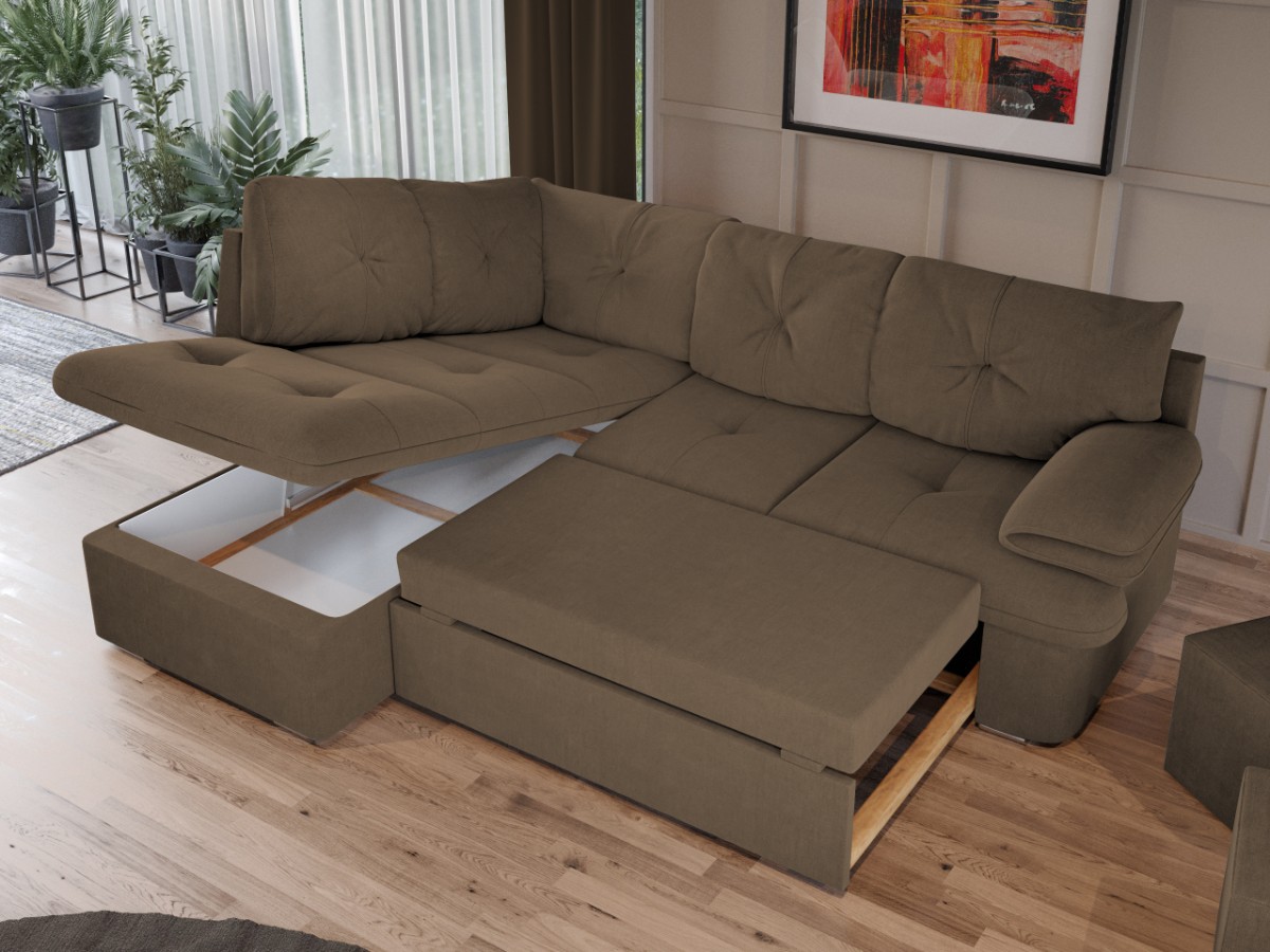 Coltar Extensibil Roma Cappuccino - imagine 4