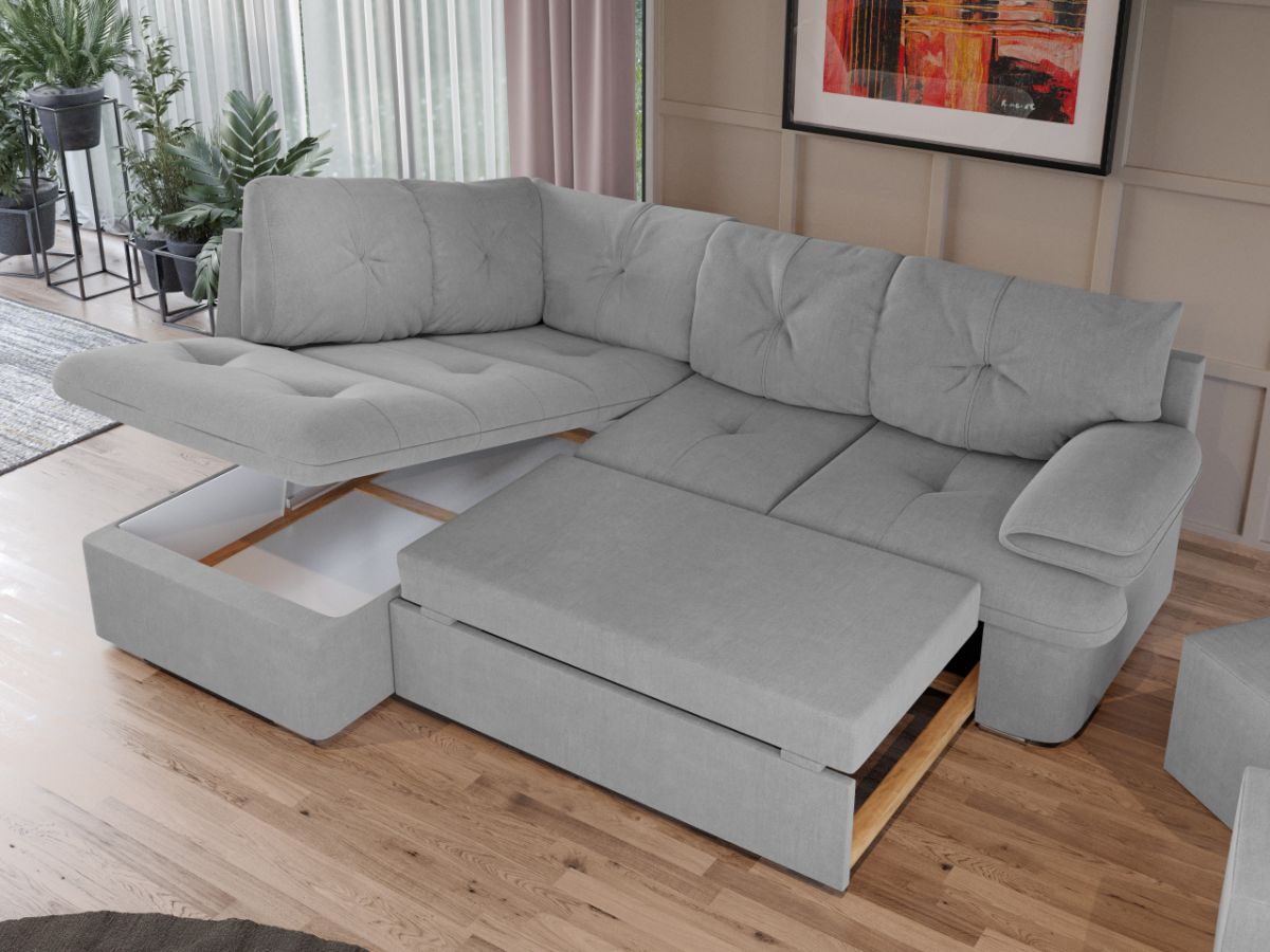 Coltar Extensibil Roma Gri Deschis - imagine 4