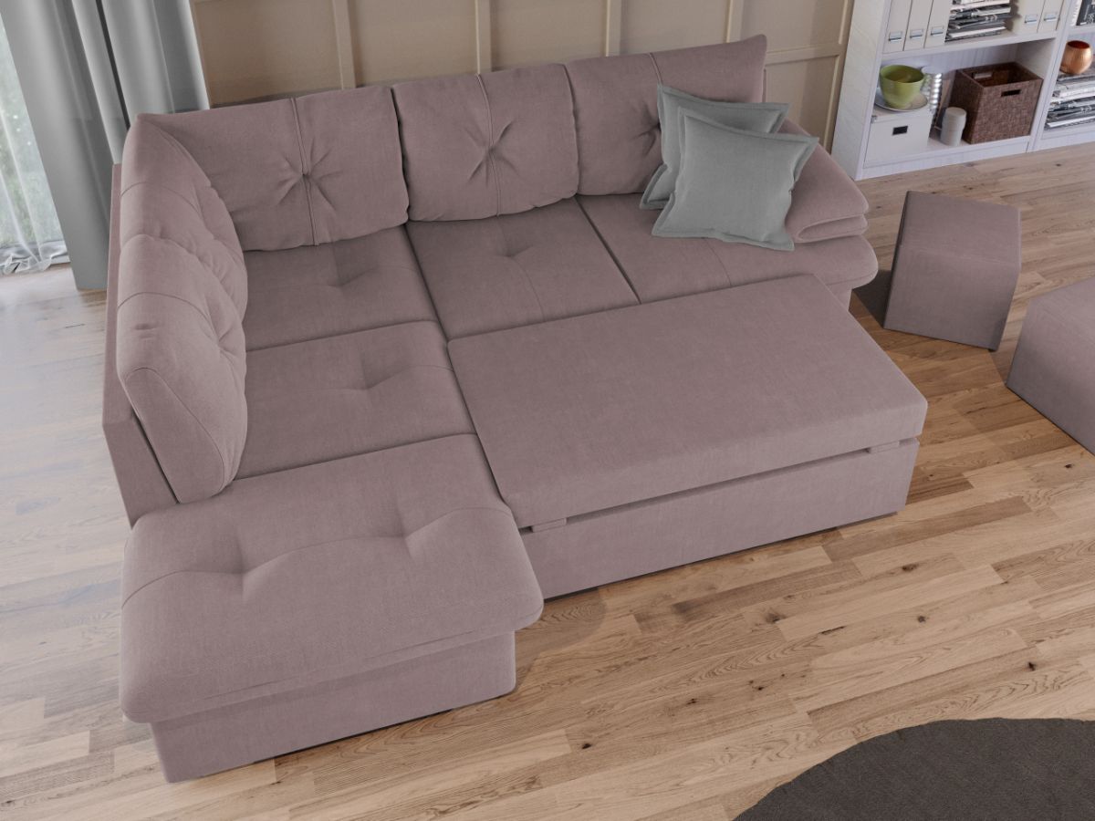 Coltar Extensibil Roma Roze - imagine 3