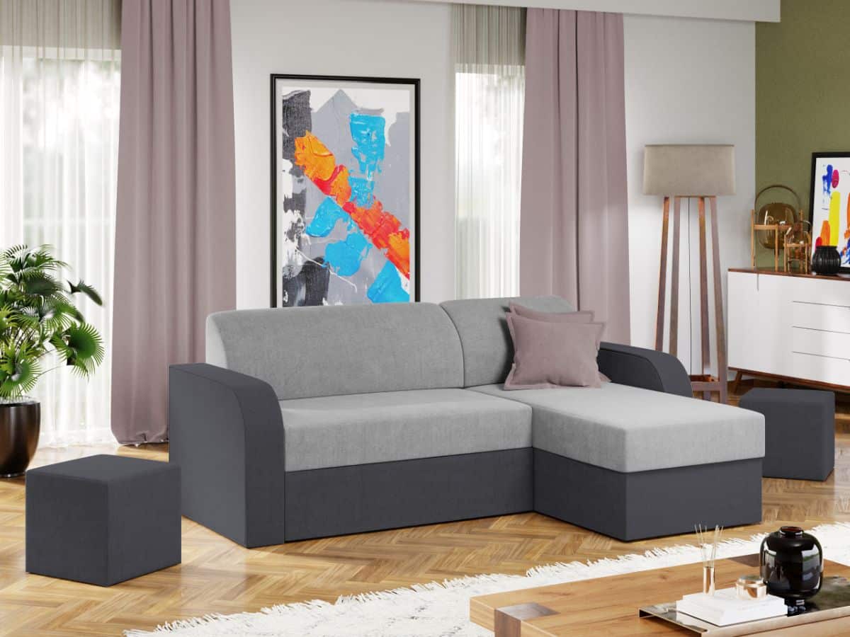 Coltar Extensibil Zoy Gri Deschis / Gri - imagine 2