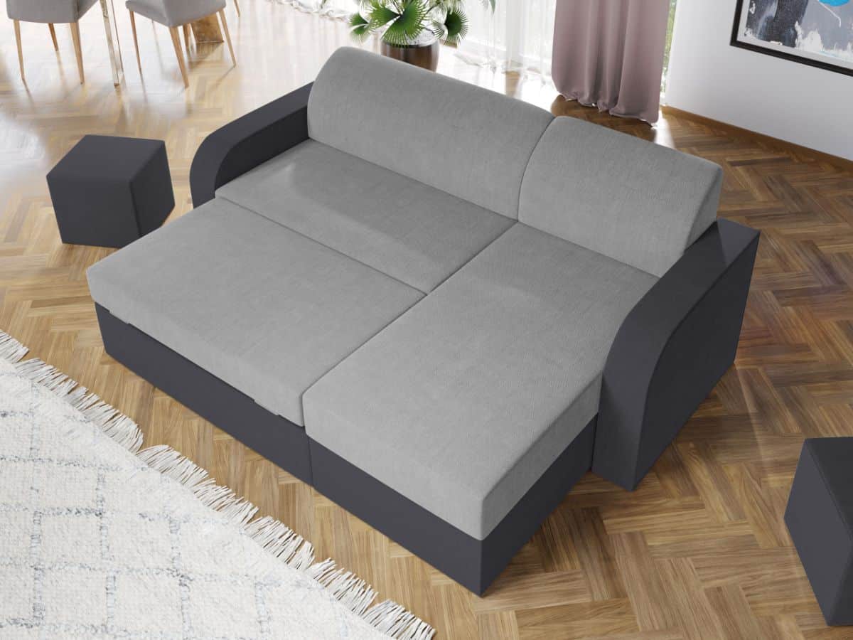 Coltar Extensibil Zoy Gri Deschis / Gri - imagine 3