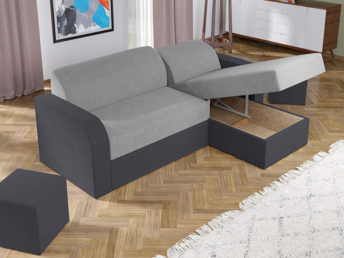 Coltar Extensibil Zoy Gri Deschis / Gri - imagine 4