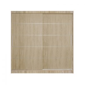 Dulap CORFU 03, usi glisante, sonoma, 200x60x200 cm