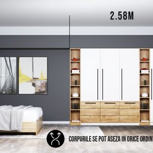 Dressing 2.58m / Dulap Dormitor Timea