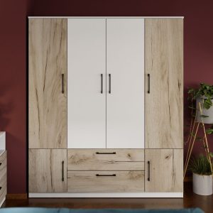Dulap Relax Alb / Stejar k02 - C165/01