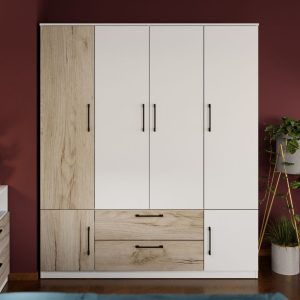 Dulap Relax Alb / Stejar k02 - C165/02
