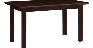 Masa extensibila WENUS II S, 6 persoane, maro inchis, 140 180x80x76 cm