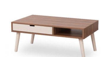 Masuta cafea GRS 2220, maro + bej, 110x60x15 cm