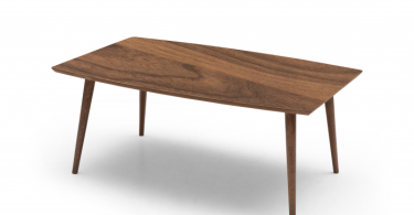 Masuta de cafea RUYA, nuc, 90x66x40 cm