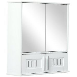 Mobilier suspendat de baie Kleankin, 55x17.5x60cm | Aosom Romania