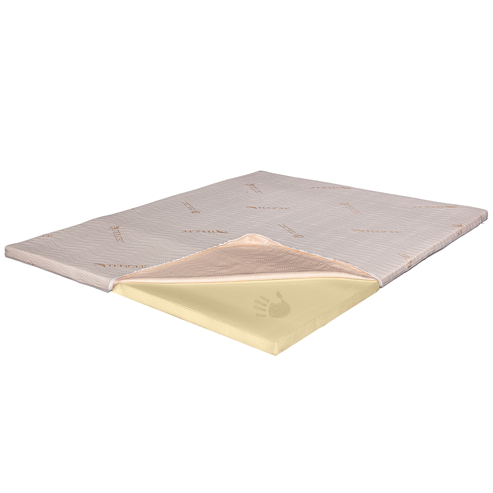 Topper Saltea Memory 5 cm Tencel, 80 x 190 cm